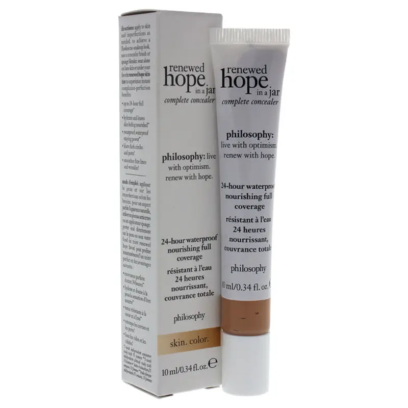Philosophy Renewed Hope In Jar Complete Concealer Waterproof - # 6.0 Almond by Philosophy for Women - 0.34 oz Concealer