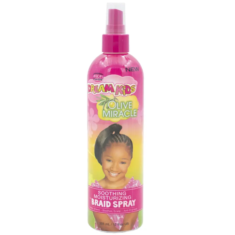 African Pride Dream Kids Soothing Moisturizing Braid Spray - 12 oz