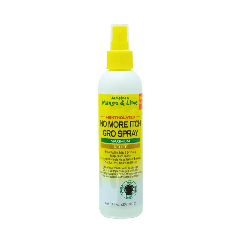 Jamaican Mango & Lime Mentholated No More Itch Gro Spray - 8 oz