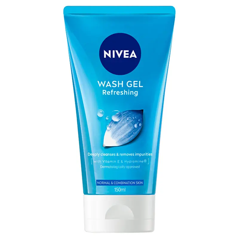 Nivea Refreshing Face Wash Gel Cleanser with Lotus Flower 150ml
