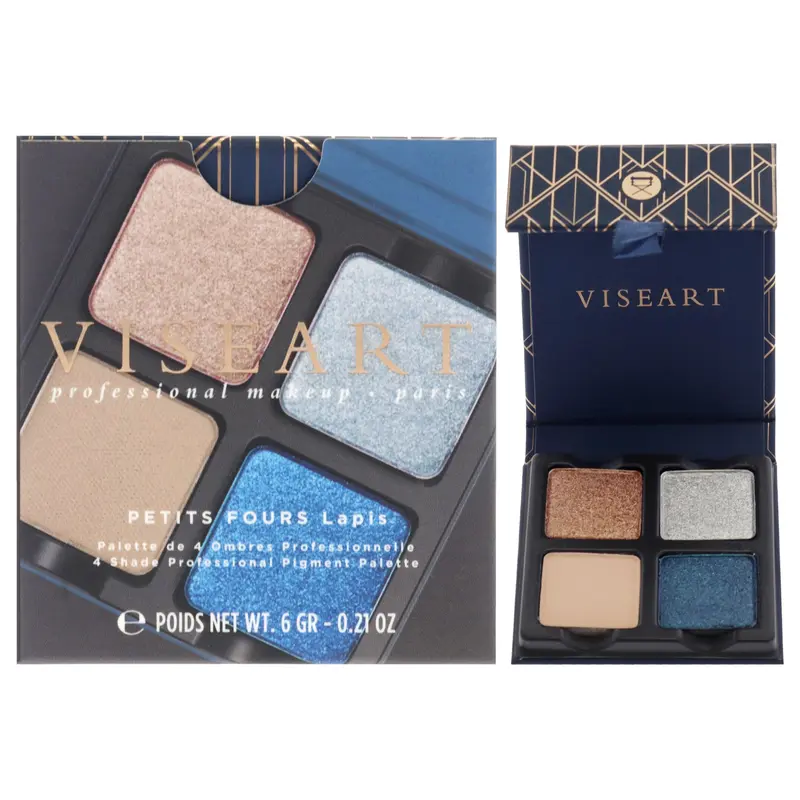 Viseart Paris Petits Fours Eyeshadow Palette - Lapis by Viseart Paris for Women - 0.21 oz Eye Shadow