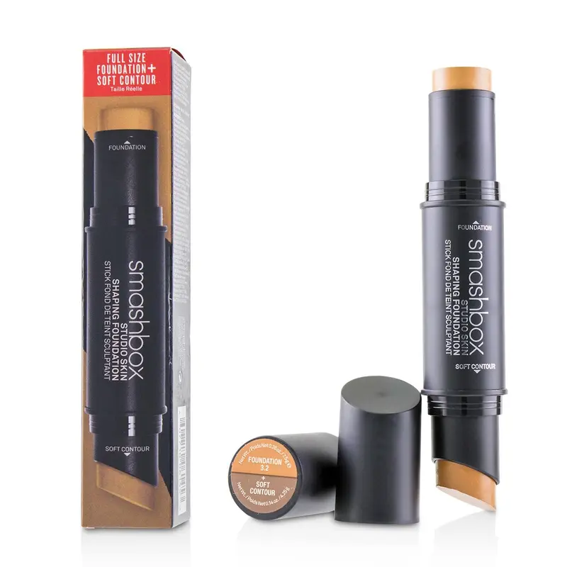 Smashbox Studio Skin Shaping Foundation + Soft Contour Stick - # 3.2 Cool Medium Beige  11.75g/0.4oz