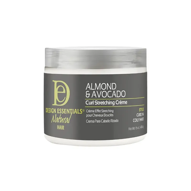 Design Essentials Natural Hair Almond & Avocado Curl Stretching Crme - 16 oz