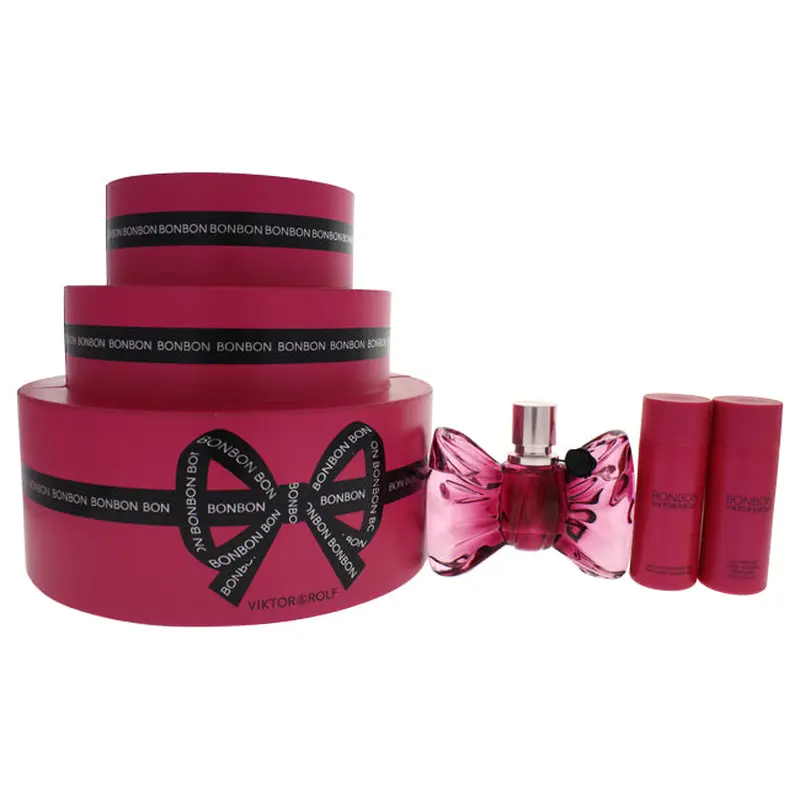 Viktor & Rolf Bonbon by Viktor and Rolf for Women - 3 Pc Gift Set 1.7oz EDP Spray, 1.7oz Perfumed Shower Gel, 1.7oz Perfumed Body Lotion