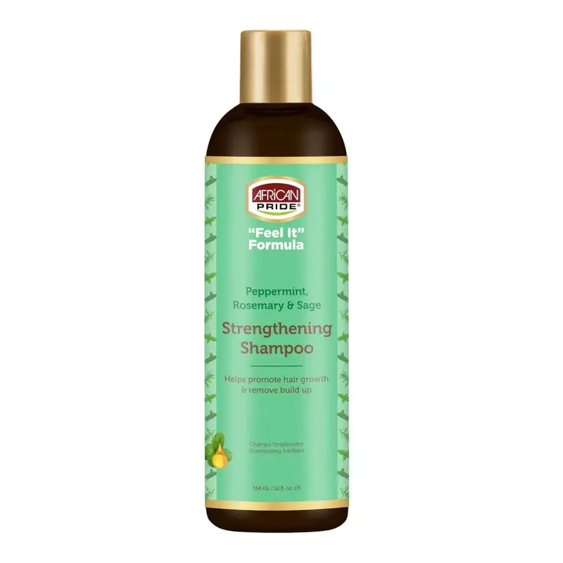 African Pride Feel It Formula Strengthening Shampoo - 12 oz