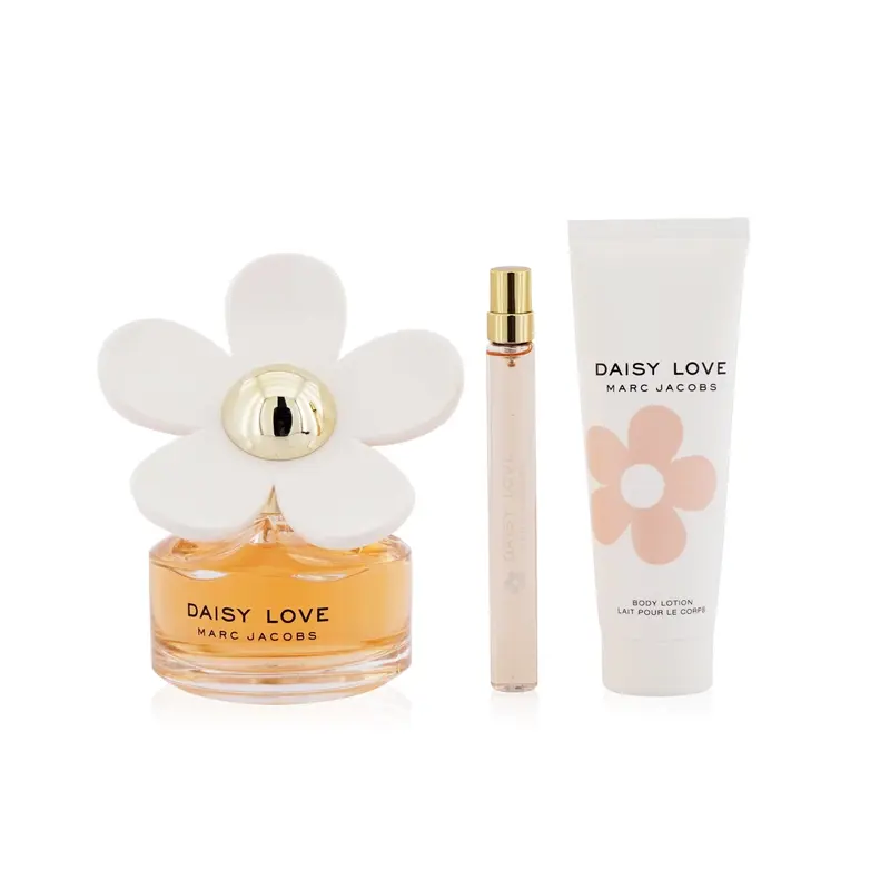 Marc Jacobs Daisy Love Coffret: Eau De Toilette Spray 100ml/3.4oz + Body Lotion 75ml/2.5oz + Eau De Toilette Spray 10ml/0.33oz  3pcs