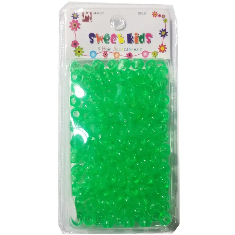 Sweet Kids Hair Beads - Crystal Green #1605