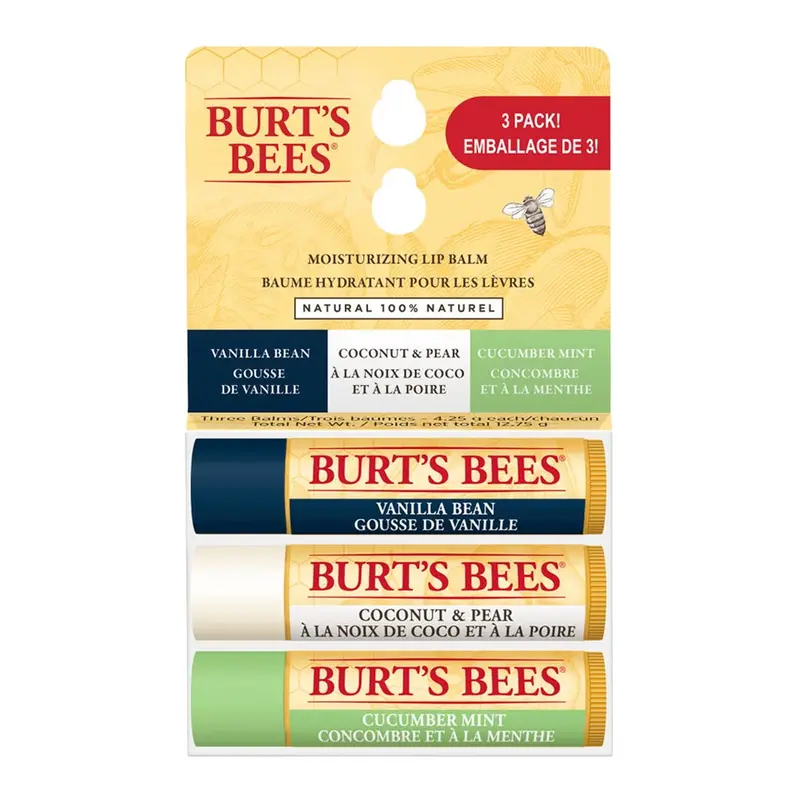 Burt's Bees Multipack Moisturizing Lip Balm