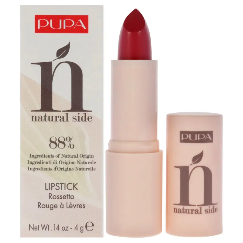 Pupa Milano Natural Side Lipstick - 004 Light Coral by Pupa Milano for Women - 0.14 oz Lipstick