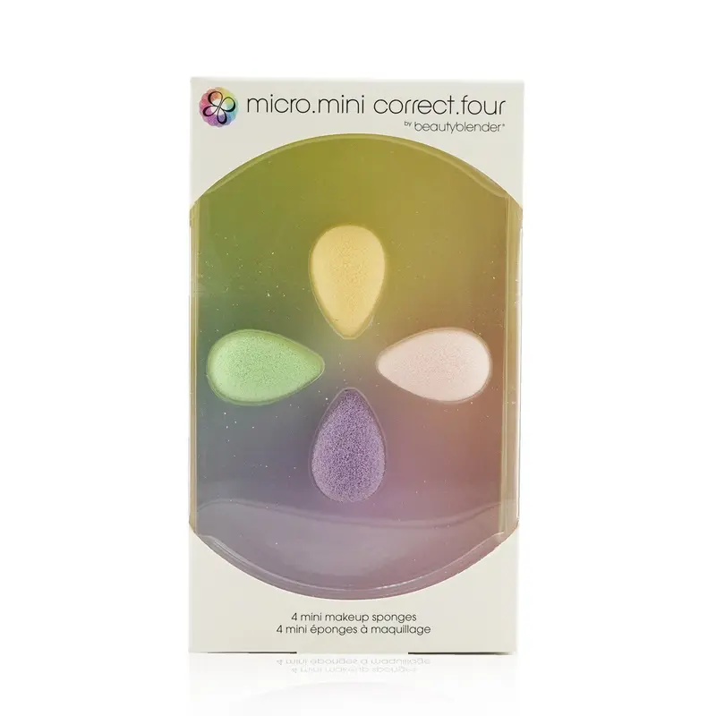 BeautyBlender Micro Mini Correct Four Kit (4x Mini Blender)  4pcs