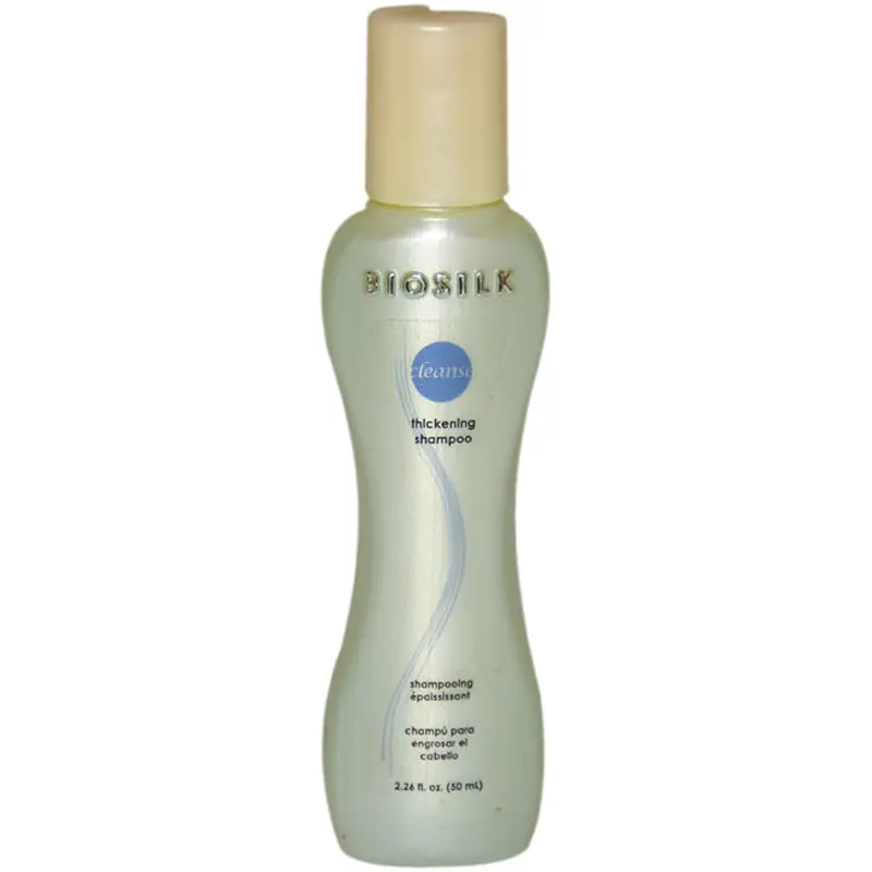 BioSilk Thickening Shampoo - Travel Size by Biosilk for Unisex - 2.26 oz Shampoo