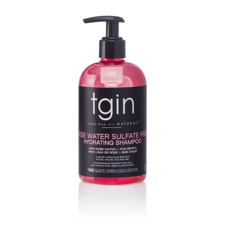tgin Rose Water Sulfate Free Hydrating Shampoo