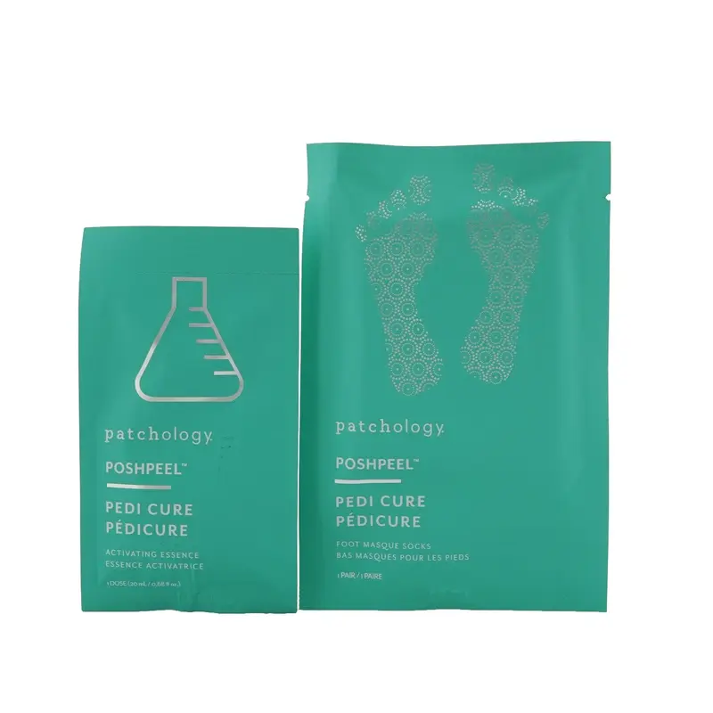 Patchology PoshPeel Pedi Cure - Gently Exfoliates & Resurfaces Feet (1 Treatment) (Box Slightly Damaged)  2x20ml/0.68oz