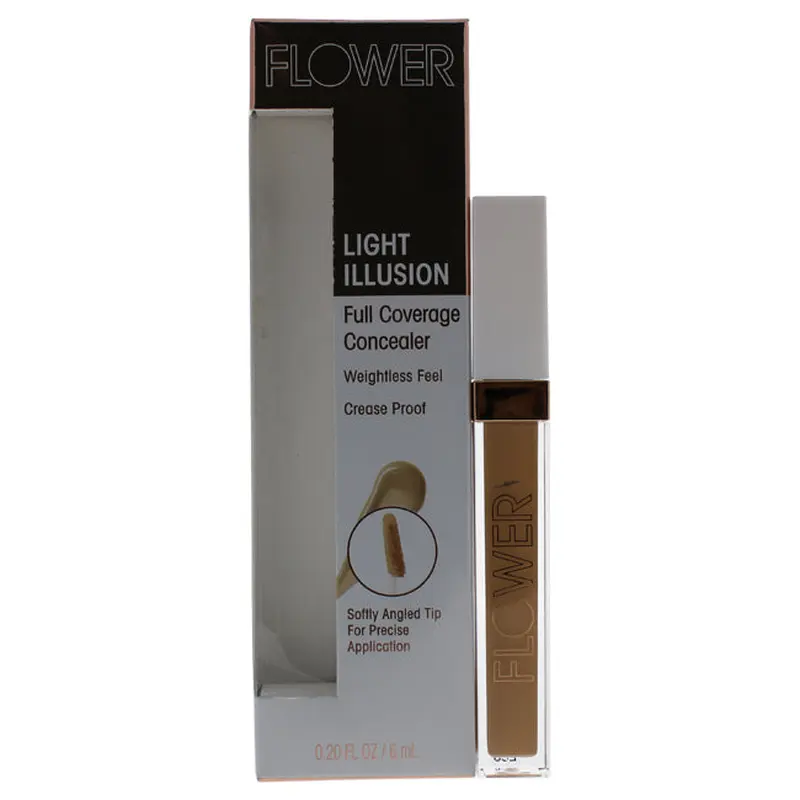 Flower Beauty Light Illusion Full Coverage Concealer - M1-2 Light Medium by Flower Beauty for Women - 0.2 oz Concealer