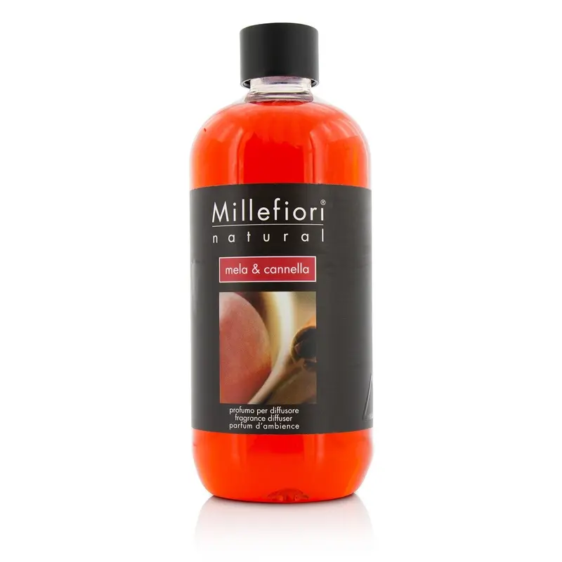 Millefiori Natural Fragrance Diffuser Refill - Mela & Cannella  500ml/16.9oz