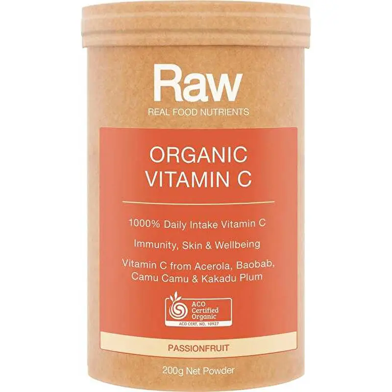 Amazonia Raw Organic Vitamin C Passionfruit 200g