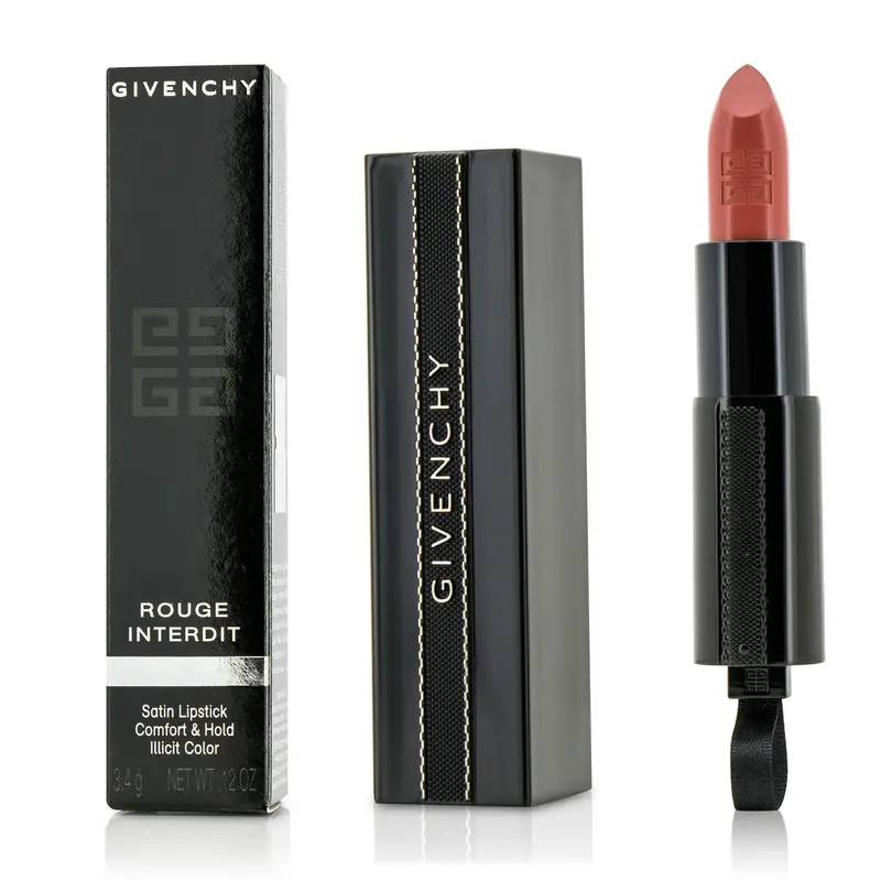 Givenchy Rouge Interdit Satin Lipstick - # 18 Addicted To Rose  3.4g/0.12oz