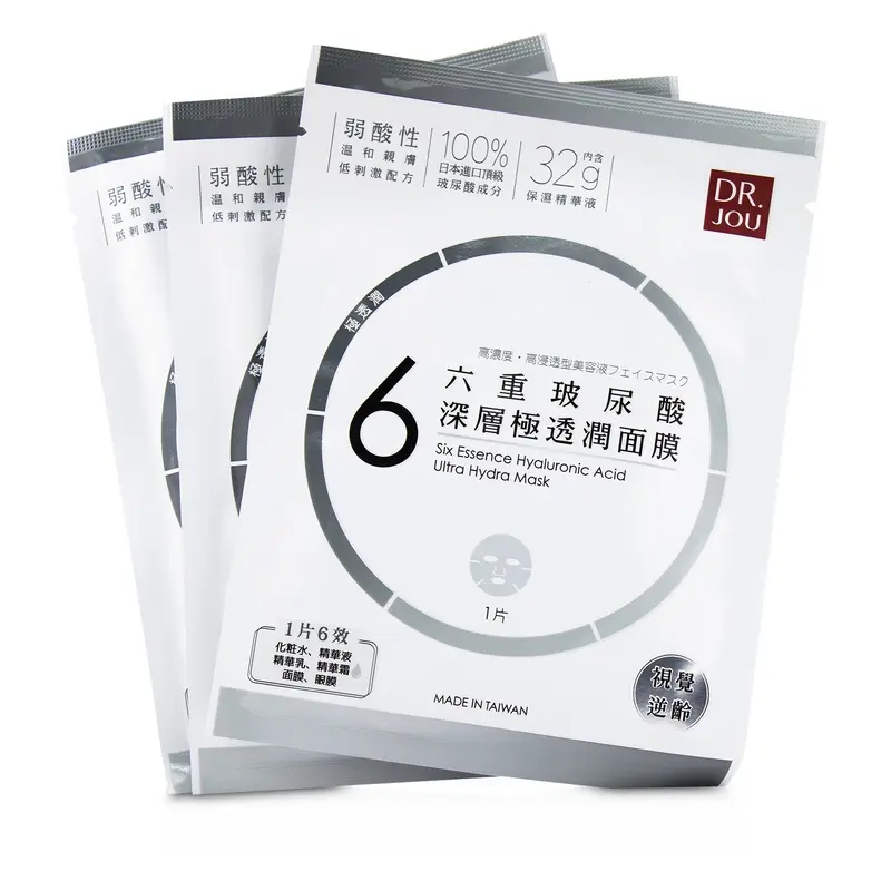 DR. JOU (By Dr. Morita) Six Essence Hyaluronic Acid Ultra Hydra Mask  7pcs