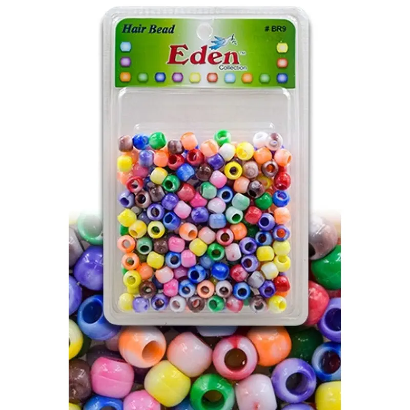 Eden Medium Hair Beads Jumbo Pack - Assorted Two Tone #BR9WAST