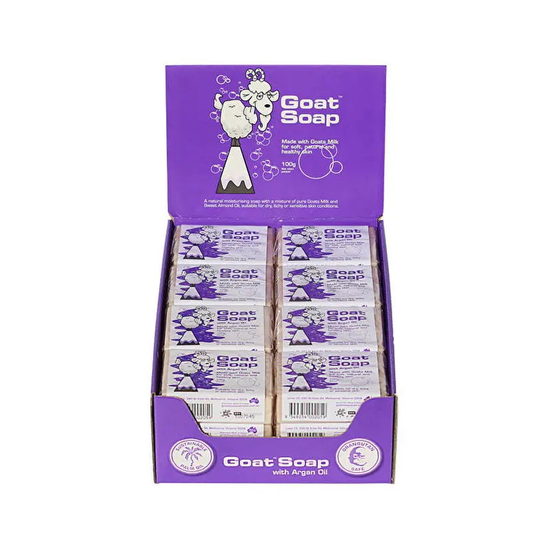 Goat Range Goat Soap Argan Oil 100g x 24 Display