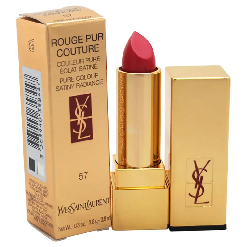 Yves Saint Laurent Rouge Pur Couture Pure Colour Satiny Radiance Lipstick - 57 Pink Rhapsody by Yves Saint Laurent for Women - 0.13 oz Lipstick