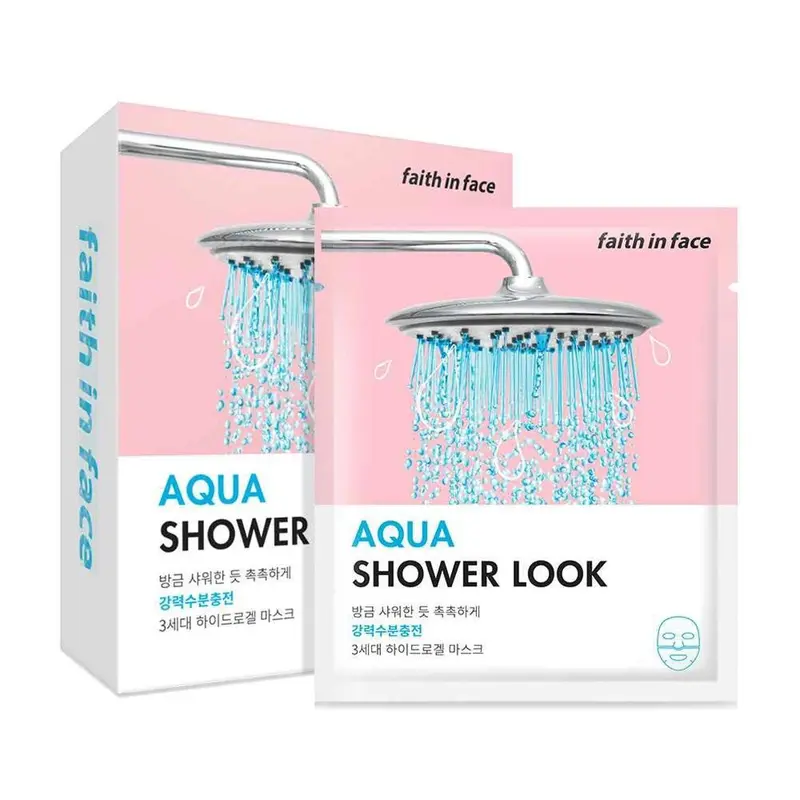 Faith In Face AQUA SHOWER LOOK HYDROGEL MASK (10PCS)  10PCS