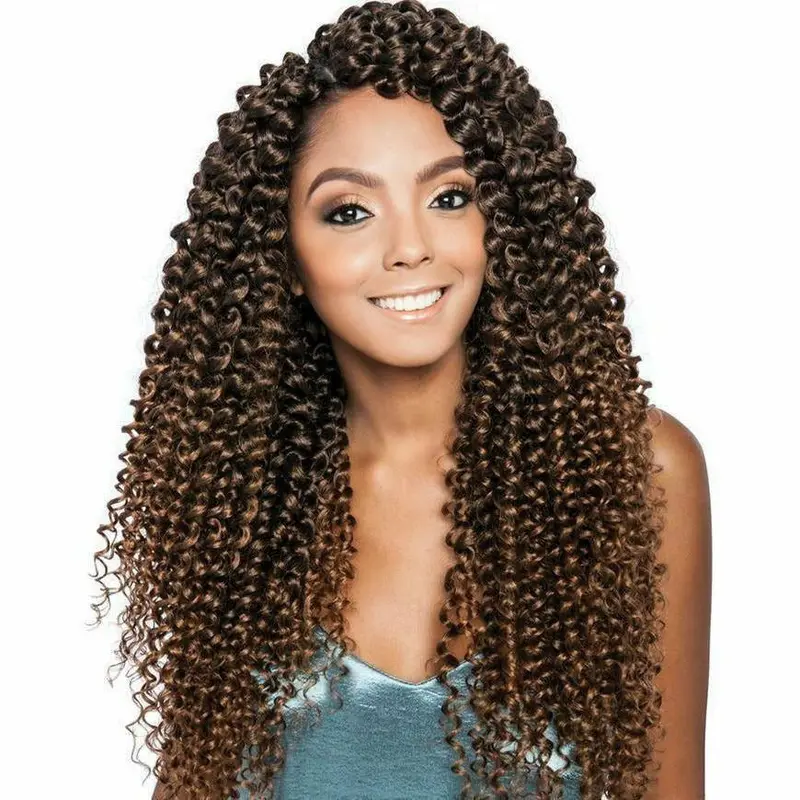 Afri-Naptural: Caribbean Bundle Pre-Stretched Bouncy Spring 18" (CBP06)