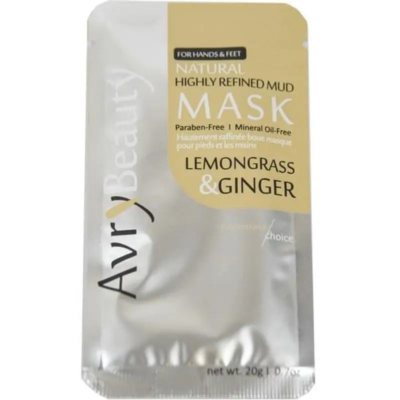 Avry Beauty Hand & Foot Mud Mask - Lemongrass & Ginger