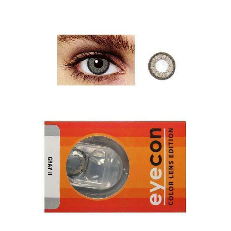 Eyecon Colour Lenses - 2 Tone Grey