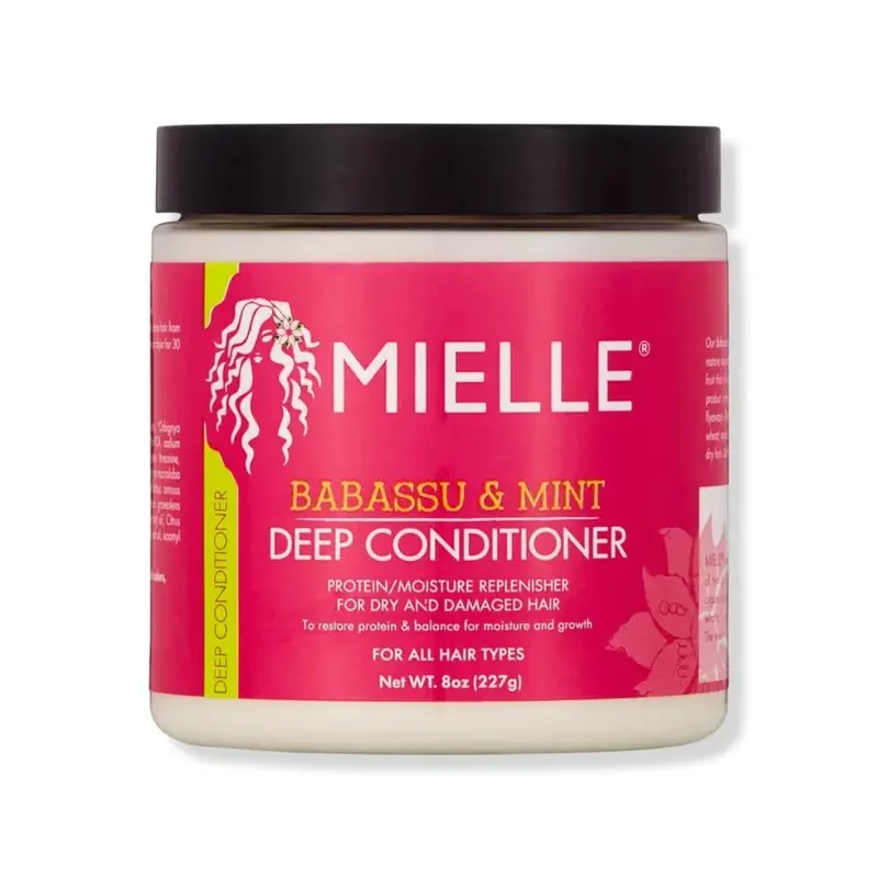 Mielle Organics Mint Babassu & Mint Moisture Replenisher Deep Conditioner - 8 oz