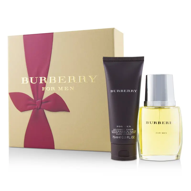 Burberry Burberry Coffret: Eau De Toilette Spray 50ml/1.7oz + After Shave Balm 75ml/2.5oz  2pcs