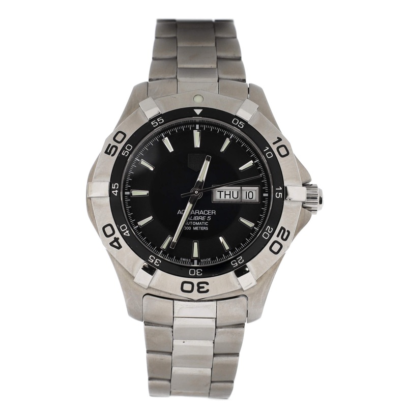 Aquaracer 300M Calibre 5 Day-Date Automatic Watch Stainless Steel 41