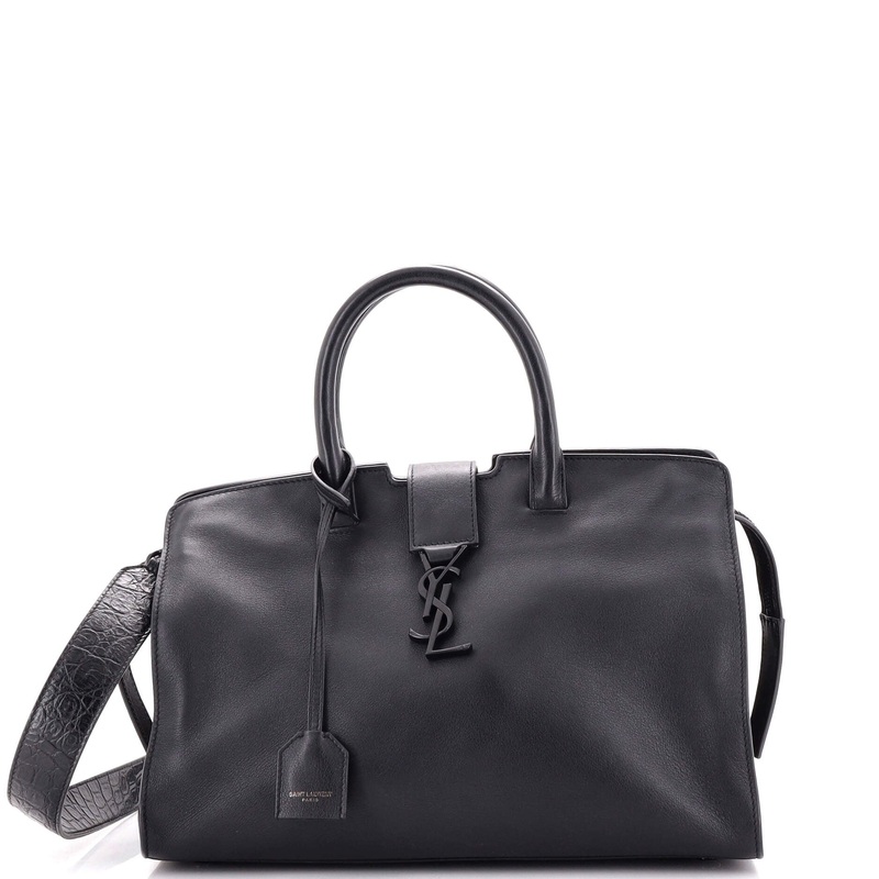 Monogram Cabas Downtown Leather with Crocodile Embossed Leather Small S744816885724