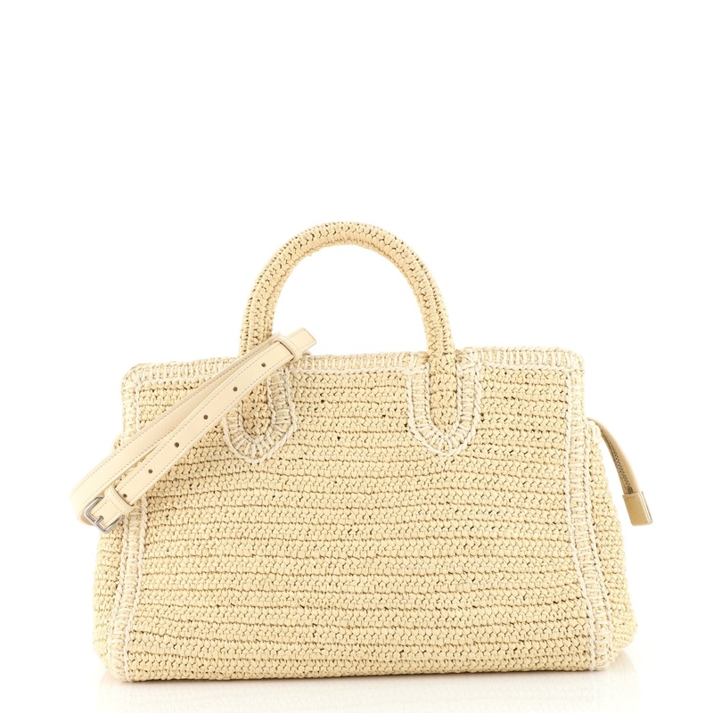 Rive Gauche Cabas Woven Raffia Small S744816599620
