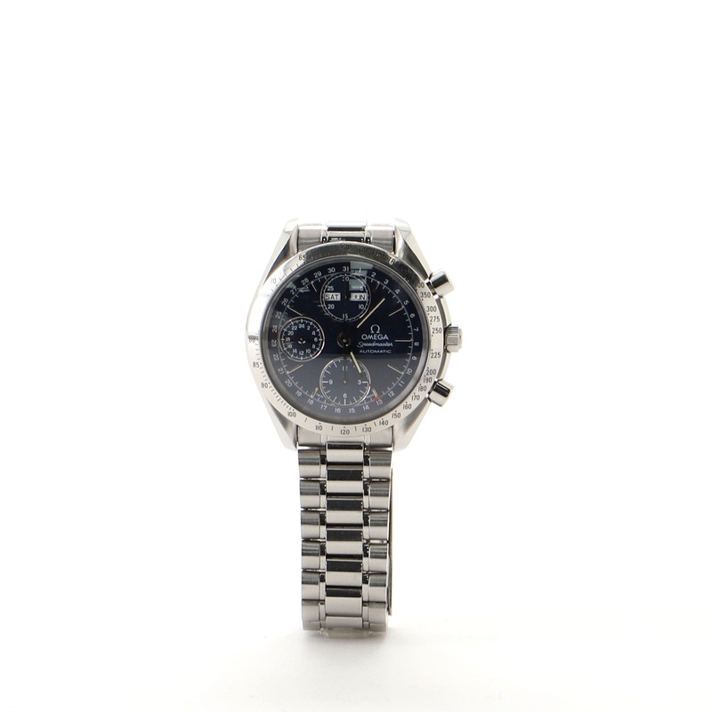 Speedmaster Day-Date Chronograph Automatic Watch Stainless Steel 39 S744816691772