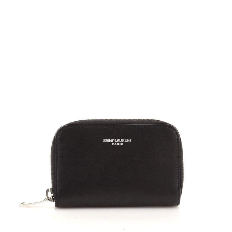 Zip Around Coin Purse Leather