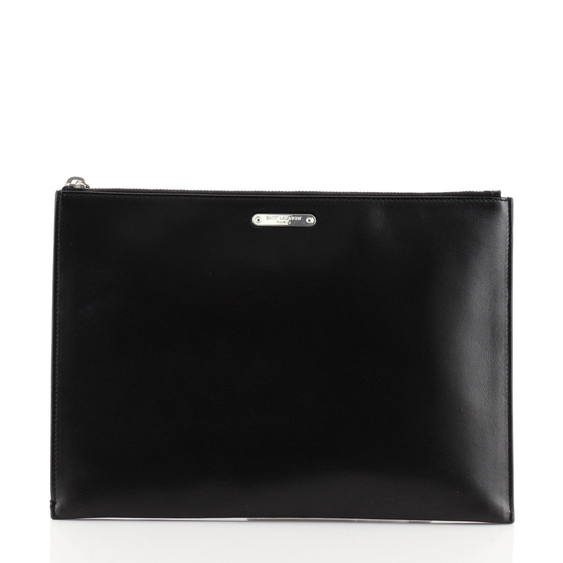 Zip Pouch Leather Medium S744816630497